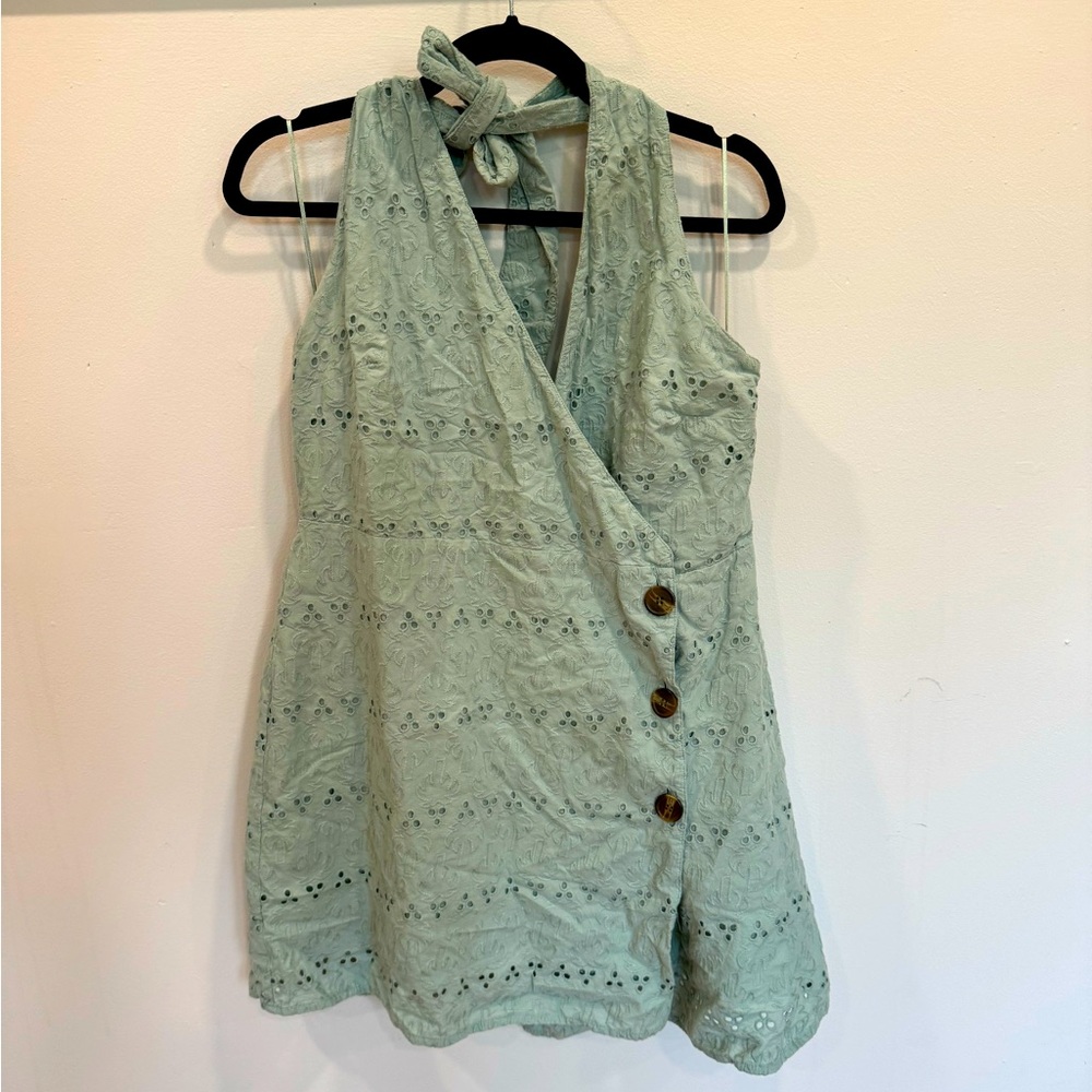 Halter wrap dress